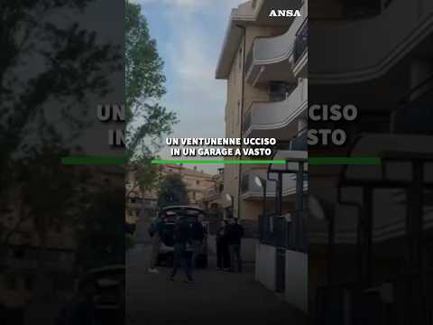 Un ventunenne ucciso in un garage a vasto #ansa #news