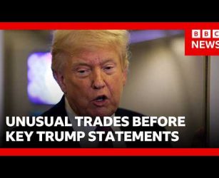 The insider trading suspicions looming over Trump's presidency | BBC News