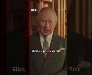 King honours his 'darling Mama', the late Queen, on her centenary. #RoyalFamily #BBCNews