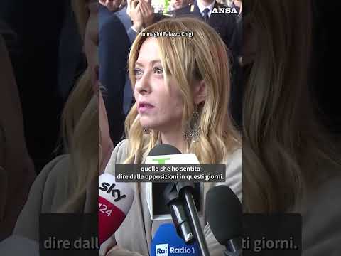 Meloni:”Il dl sicurezza non e’ un pasticcio,trasformeremo i rilievi in un provvedimento ad hoc”#ansa