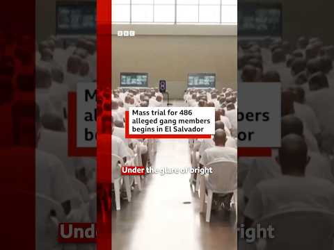 A mass trial of 486 suspected MS-13 gang members has begun in El Salvador. #BBCNews