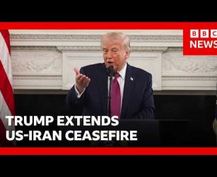 Donald Trump says he will extend Iran ceasefire until negotiations conclude | BBC News