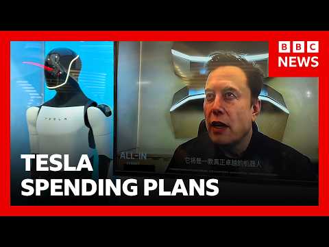 Tesla plans $25bn spend on AI and robotics | BBC News