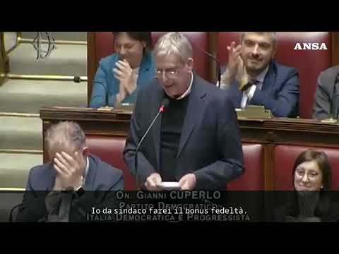 Dl sicurezza: Cuperlo porta in Aula Cetto La Qualunque, “quantunquemente lo si giudichi”#ansa #news