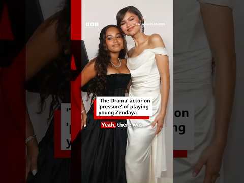 The Drama' actor on 'pressure' of playing young Zendaya. #TheDrama #BBCNews
