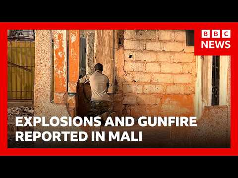 Explosions and gunfire as armed groups launch co-ordinated attacks across Mali | BBC News