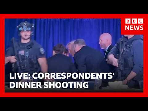 LIVE: White House correspondents’ dinner shooting | BBC News