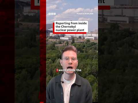 Going inside the Chernobyl nuclear power plant, 40 years on from the disaster. #BBCNews