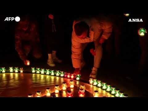 Gli ucraini ricordano Chernobyl, cerimonia a Slavutych#ansa #news