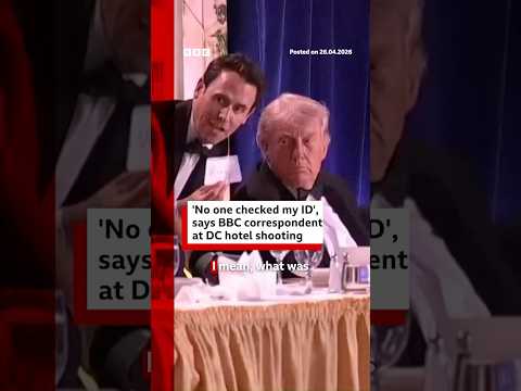 ‘No one checked my ID’, says BBC correspondent at DC hotel shooting. #BBCNews