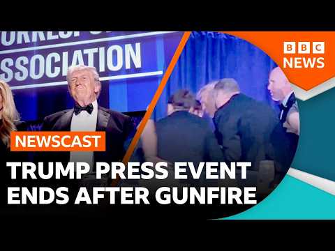 Inside the White House Correspondents’ Dinner where shots were fired | BBC News