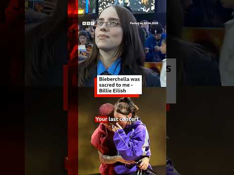 Bieberchella was sacred to me, says Billie Eilish. #Coachella #JustinBieber #BBCNews