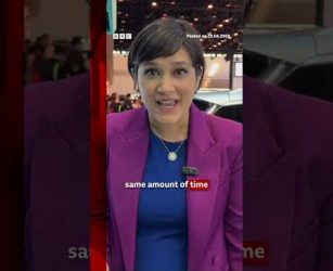 China's EV advancements on full display at the Beijing Auto Show. #BBCNews