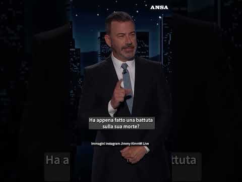 Kimmel non si lascia intimorire e nello show torna a deridere Trump #ansa #news