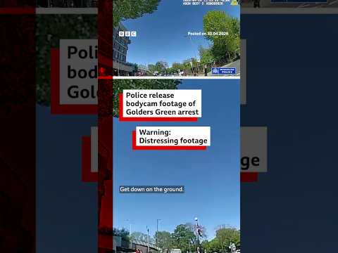 Police release bodycam footage of Golders Green arrest. #BBCNews