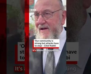 UK&rsquo;s chief rabbi: Our community is strong but attacks have to stop. #London #GoldersGreen #BBCNews