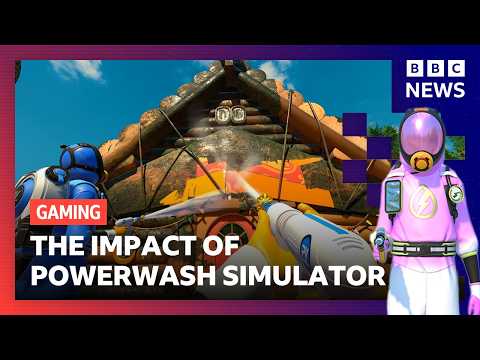 ‘People say PowerWash Simulator helped them get through cancer treatment’, says CEO | BBC News