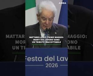 Mattarella sul primo maggio: morti sul lavoro sono un tributo inaccettabile #ansa #news