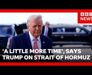 US can open Strait of Hormuz with 'a little more time', says President Trump | BBC News