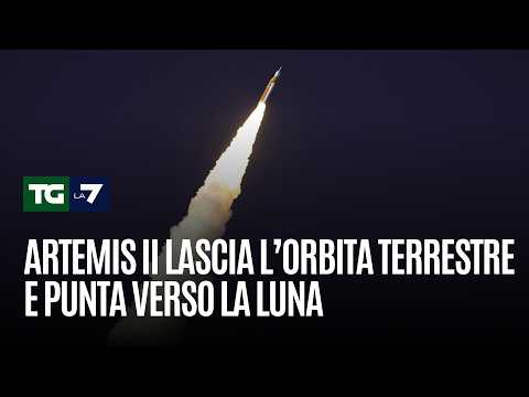 Artemis II lascia l’orbita terrestre e punta verso la Luna