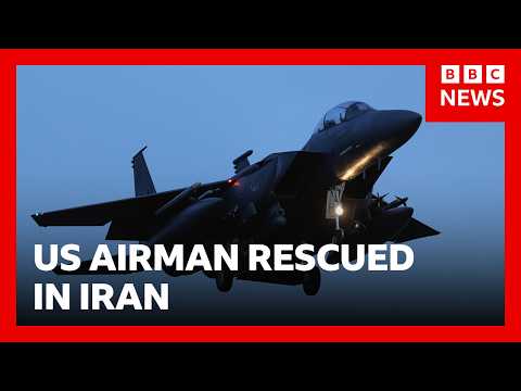 Trump says missing US crew member from downed jet rescued in ‘daring’ operation in Iran | BBC News