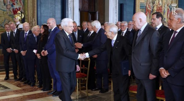 Mattarella alla cerimonia per i 70 anni della Corte Costituzionale
