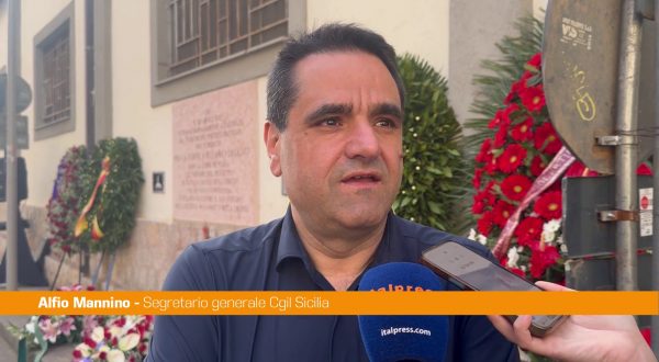 Pio La Torre, Mannino “Il suo esempio indica il percorso alla Sicilia”