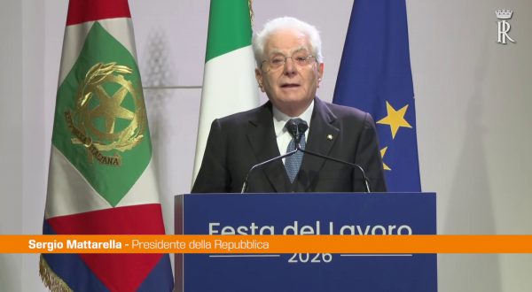 Mattarella “Gli incidenti sul lavoro una piaga che non accenna a sanarsi”
