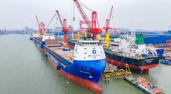 Cina, la cantieristica navale registra una solida crescita nel primo trimestre