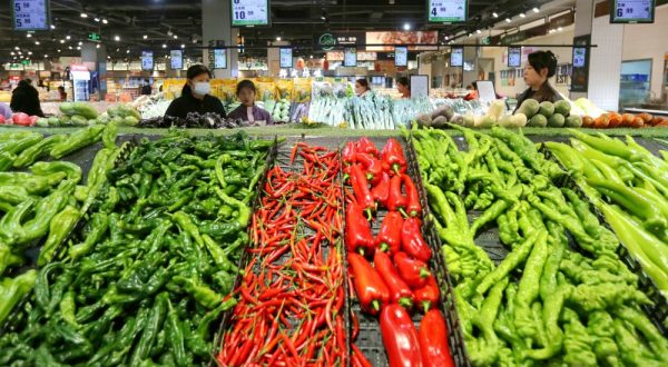 Cina, inflazione ancora in moderata ripresa ad aprile