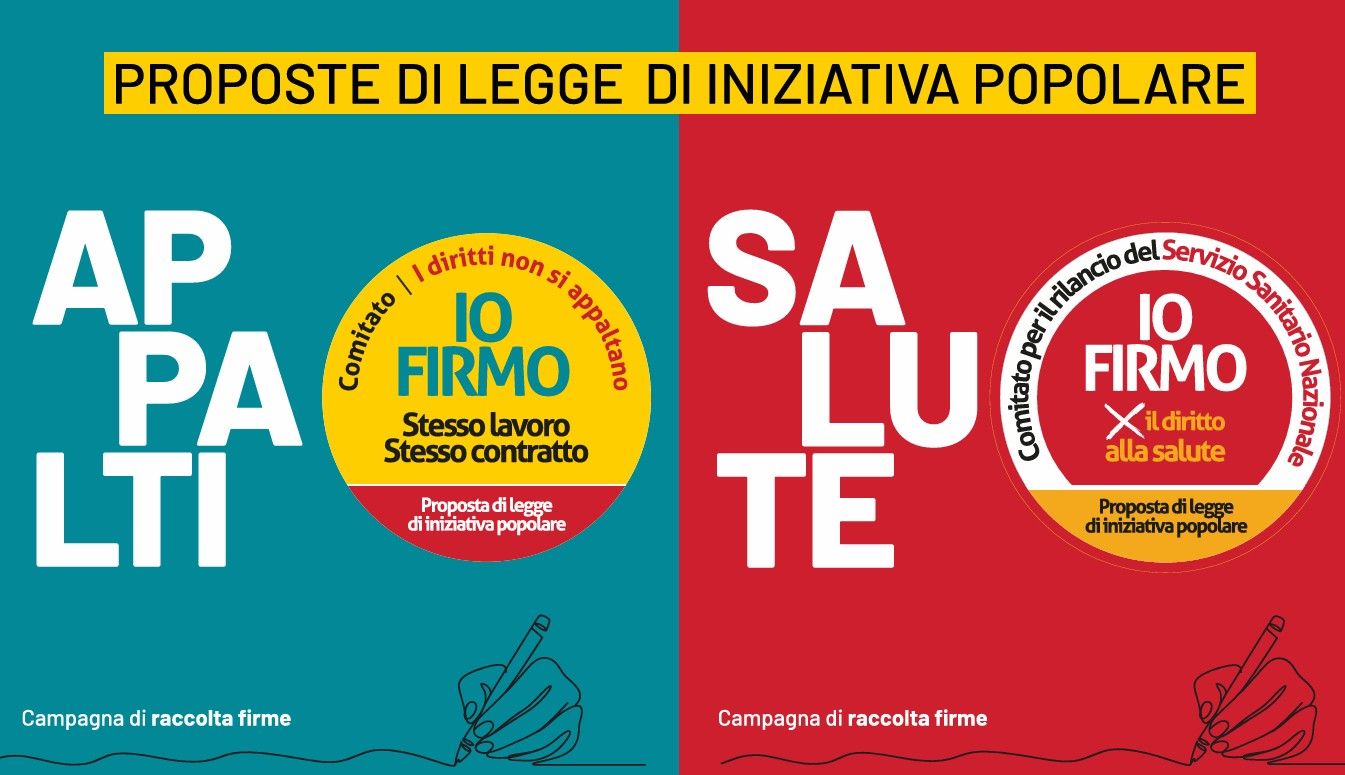 Sanit&agrave; e appalti, la Cgil chiede una firma per il cambiamento