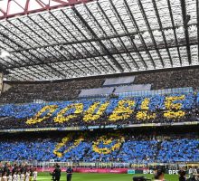 L&rsquo;Inter festeggia il double, a San Siro 1-1 col Verona