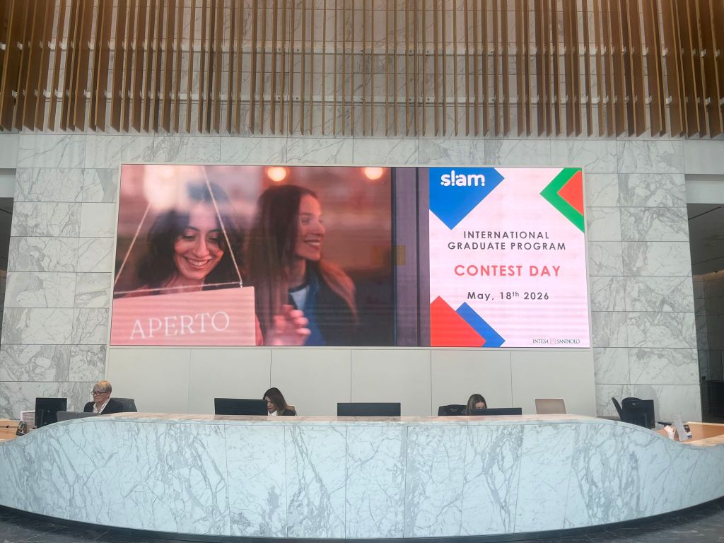Intesa Sanpaolo, con SLAM opportunit&agrave; di lavoro per neolaureati di tutto il mondo