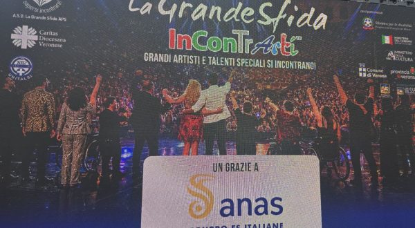 Anas premiata all’Arena di Verona per un Giubileo senza barriere