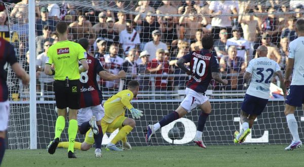 Emozioni e gol al Dall’Ara, finisce 3-3 fra Bologna e Inter