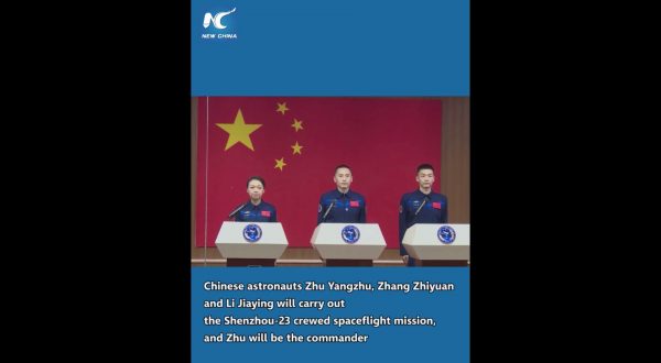 Cina, presentato l’equipaggio della missione Shenzhou-23