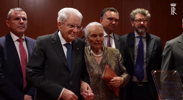 Mattarella a cerimonia intitolazione sale Centro Congressi ABI a Barucci e Sella