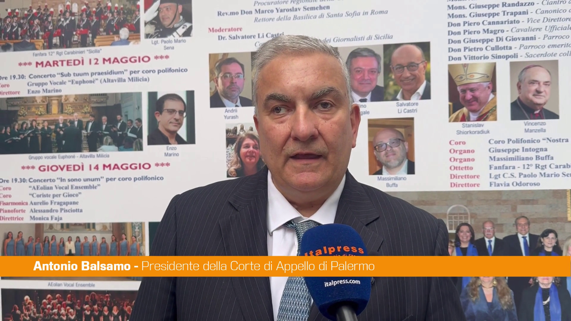 Balsamo "Palermo luogo della costruzione della pace"