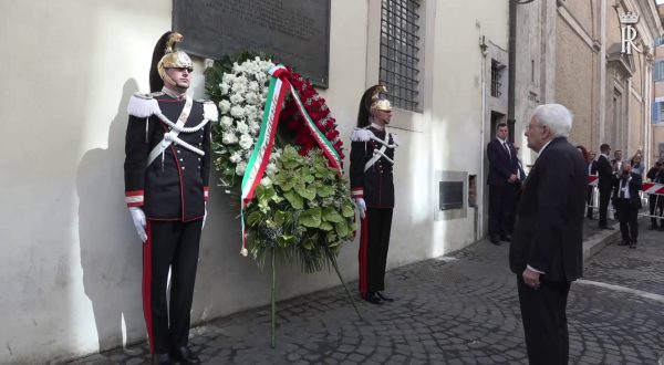 Mattarella rende omaggio ad Aldo Moro a 48 anni dall’uccisione