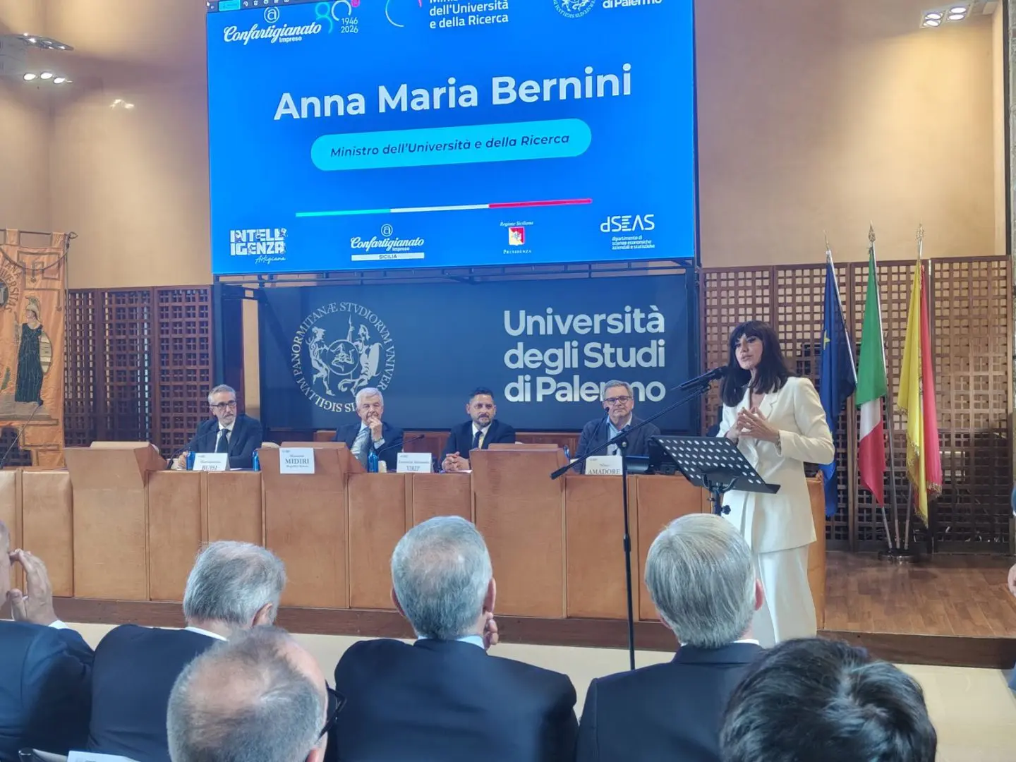 Bernini a Palermo tiene a battesimo il primo corso di laurea magistrale di tutta Italia per manager dell&rsquo;artigianato