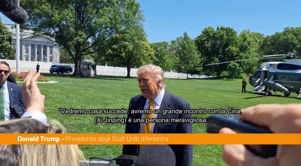 Trump “La relazione con la Cina è buona, sarà una grande riunione”