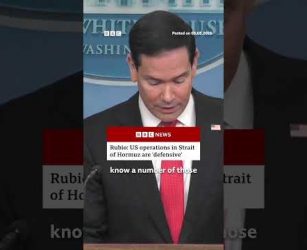 Rubio says objectives of &ldquo;Operation Epic Fury&rsquo; have concluded. #USNews #BBCNews
