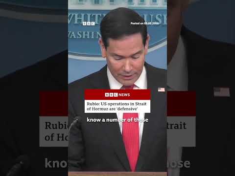 Rubio says objectives of &ldquo;Operation Epic Fury&rsquo; have concluded. #USNews #BBCNews