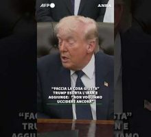 Trump esorta l'Iran: "Faccia la cosa giusta" #ansa #news