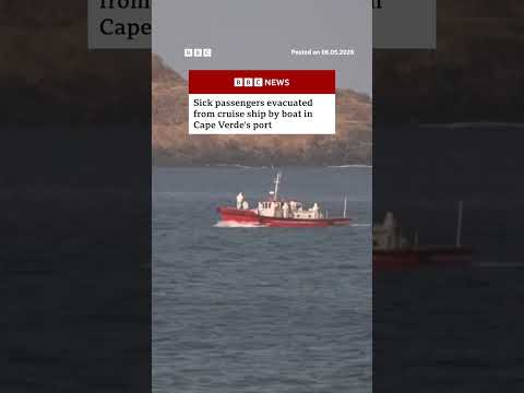 Sick passengers evacuated from cruise ship by boat in Cape Verde's port. #Hantavirus #BBCNews