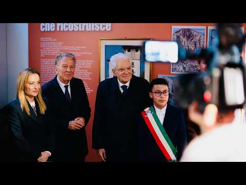 Il Presidente Meloni a Gemona del Friuli per il 50° anniversario del terremoto