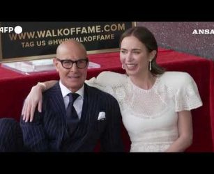 Hollywood, stelle sulla Walk of Fame per Emily Blunt e Stanley Tucci#ansa #news