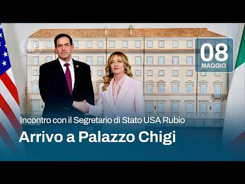 Il Presidente Meloni incontra il Segretario di Stato USA Rubio