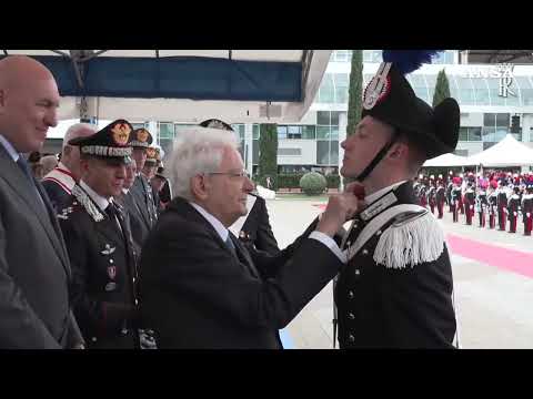 Mattarella alla Scuola marescialli dei carabinieri di Firenze#ansa #news