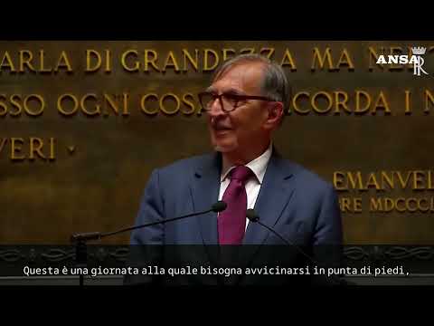 Senato, la cerimonia per le vittime del terrorismo con Mattarella#ansa #news